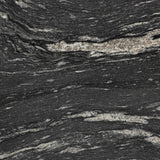Corbett Coffee Table - Hammered Grey / Polished Black Marble