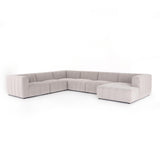 Langham Channeled 6-Piece Sectional - Napa Sandstone
