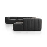 Langham Channeled 6-Piece Sectional - Saxon Charcoal