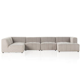 Langham Channeled 5-Piece Sectional - Napa Sandstone