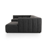 Langham Channeled 5-Piece Sectional - Saxon Charcoal