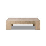 Abaso Coffee Table - Whitewash Rustic Wormwood Oak