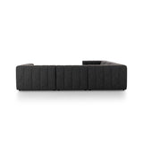 Langham Channeled 5-Piece Sectional - Saxon Charcoal