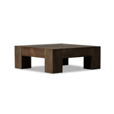 Abaso Coffee Table - Ebony Rustic Wormwood Oak