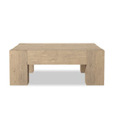 Abaso Coffee Table - Whitewash Rustic Wormwood Oak