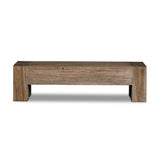 Abaso Accent Bench - Rustic Wormwood Oak