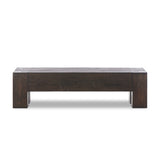 Abaso Accent Bench - Ebony Rustic Wormwood Oak