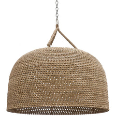 Green Oaks Oversized Chandelier, Natural