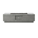 Kenton Outdoor Fire Table - Pewter Concrete