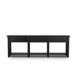 Gardendale Console Table - Stained Black Oak