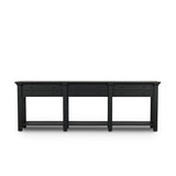 Gardendale Console Table - Stained Black Oak