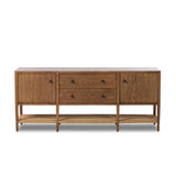 Kenzo Media Console - Warm Natural Oak Veneer | shipping 08/15/2026