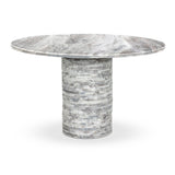 Reeves Dining Table - River Grey Marble | shipping 07/10/2026