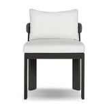 Jackson Outdoor Armless Metal Dining Chair - Alessi Linen | shipping 07/25/2026