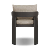 Jackson Outdoor Metal Armless Dining Chair - Concha Fog