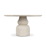 Faber Outdoor Dining Table 55" - Aged Natural Concrete | shipping 06/24/2026