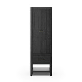 Anthem Bath Storage - Black Wash Oak - Black Wash Oak Veneer | shipping 08/10/2026