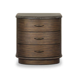 Tovae Nightstand - Honed Coffee Marble | shipping 07/15/2026