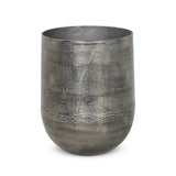 Zavia Metal Planter - Raw Antique Nickel | shipping 06/09/2026