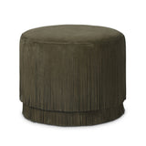 Rooney Ottoman - Nubuck Olive | shipping 09/10/2026