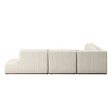Adler Outdoor 5-Piece Sectional + Bumper Chaise - Amalfi Natural