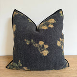 Wabi Sabi French Linen Roses Accent Pillow – Ocre 20x20