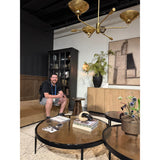 Yoko Grand Coffee Table - Smoked Brown Cast Glass | shipping 01/25/2026