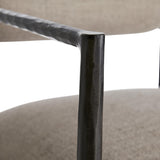 Barbana Counter Stool Pewter Texture