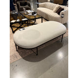 Corinne Crete Pebble Cocktail Ottoman | shipping 01/25/2026