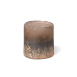 Mocha Organic Glass Hurricane, Small