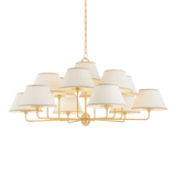 Durland Chandelier - Aged Brass | shipping 01/18/2026