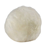 Long Wool Sheepskin Ball Cushion
