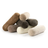 Shorn Curly Sheepskin Bolster Pillow