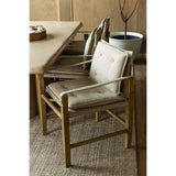 Lenz Alcala Taupe Dining Armchair