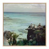 A Nice Spot For Lunch by Slim Aarons - White Maple