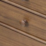 Agatha Nightstand - Dark Brown Walnut - Dark Brown Walnut Veneer