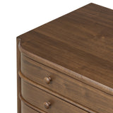 Agatha Nightstand - Dark Brown Walnut - Dark Brown Walnut Veneer