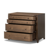 Agatha Nightstand - Dark Brown Walnut - Dark Brown Walnut Veneer
