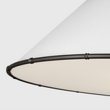 Featuring Aldric Medium Pendant Aged Iron by Visual Comfort at Amethyst Home. Elevate your style with the Aldric Medium Pendant. Crafted with a timeless aged iron finish, this pendant adds a touch of sophistication to any space. Its elegant design provides the perfect focal point, making it a must-have for those seeking a luxurious and exclusive statement piece.
Overall Dimensions: . Amethyst Home provides interior design, new construction, custom furniture, and area rugs in the Houston metro area