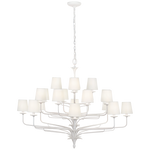 Featuring Amalfi 50" Three-Tiered Chandelier Plaster White by Visual Comfort at Amethyst Home. Illuminate your space with the Amalfi 50" Three-Tiered Chandelier in Plaster White. This elegant chandelier adds a touch of sophistication to any room. Featuring three tiers, it provides a grand and luxurious aesthetic. Perfect for adding a touch of exclusivity to your home.
Overall D. Amethyst Home provides interior design, new construction, custom furniture, and area rugs in the Laguna Beach metro area