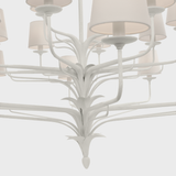 Featuring Amalfi 50" Three-Tiered Chandelier Plaster White by Visual Comfort at Amethyst Home. Illuminate your space with the Amalfi 50" Three-Tiered Chandelier in Plaster White. This elegant chandelier adds a touch of sophistication to any room. Featuring three tiers, it provides a grand and luxurious aesthetic. Perfect for adding a touch of exclusivity to your home.
Overall Dimen. Amethyst Home provides interior design, new construction, custom furniture, and area rugs in the Monterey metro area