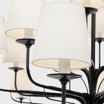 Featuring Amalfi 50" Three-Tiered Chandelier Waxed Black by Visual Comfort at Amethyst Home. Illuminate your space with the Amalfi 50" Three-Tiered Chandelier in Waxed Black. The sophisticated chandelier adds a touch of luxury to any room, casting cascading light and creating an elegant ambiance. Elevate your decor with this exclusive and tasteful piece inspired by the world of a. Amethyst Home provides interior design, new construction, custom furniture, and area rugs in the Scottsdale metro area