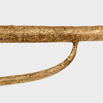 Featuring Amalfi 57" Linear Chandelier Milano Gold by Visual Comfort at Amethyst Home. Indulge in the luxurious and exclusive Amalfi 57" Linear Chandelier, handcrafted with premium Milano Gold finish. Elevate your space with its elegant design and sparkling illumination. A true masterpiece, this chandelier will be the perfect statement piece to showcase your refined taste.
Overall. Amethyst Home provides interior design, new construction, custom furniture, and area rugs in the San Diego metro area