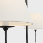 Featuring Amalfi 57" Linear Chandelier Waxed Black by Visual Comfort at Amethyst Home. Experience timeless elegance with our Amalfi 57" Linear Chandelier in Waxed Black. This luxurious chandelier adds a touch of sophistication to any space, effortlessly illuminating with its refined design. Elevate your home with this exclusive and artistic piece.. Amethyst Home provides interior design, new construction, custom furniture, and area rugs in the Nashville metro area