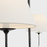 Featuring Amalfi 57" Linear Chandelier Waxed Black by Visual Comfort at Amethyst Home. Experience timeless elegance with our Amalfi 57" Linear Chandelier in Waxed Black. This luxurious chandelier adds a touch of sophistication to any space, effortlessly illuminating with its refined design. Elevate your home with this exclusive and artistic piece.. Amethyst Home provides interior design, new construction, custom furniture, and area rugs in the Nashville metro area