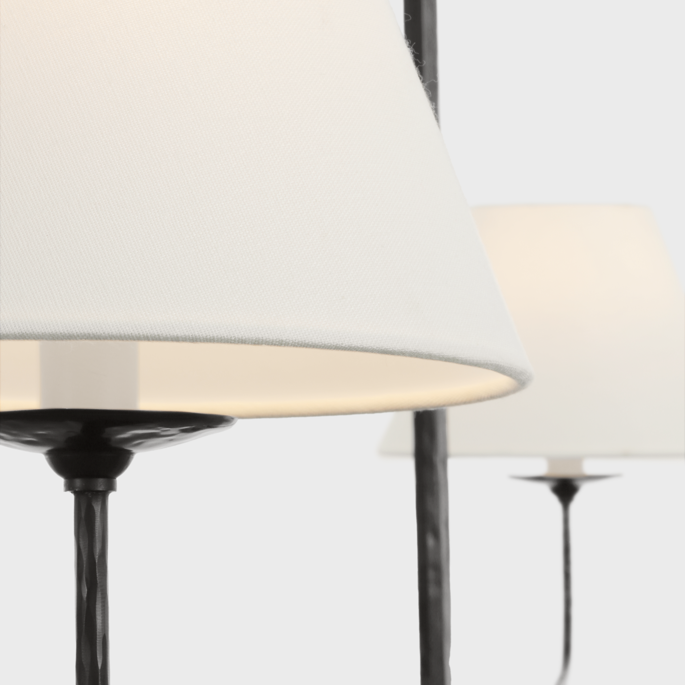 Featuring Amalfi 57" Linear Chandelier Waxed Black by Visual Comfort at Amethyst Home. Experience timeless elegance with our Amalfi 57" Linear Chandelier in Waxed Black. This luxurious chandelier adds a touch of sophistication to any space, effortlessly illuminating with its refined design. Elevate your home with this exclusive and artistic piece.. Amethyst Home provides interior design, new construction, custom furniture, and area rugs in the Nashville metro area