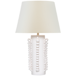 Featuring Amandine 25" Table Lamp Glossy White Crackle by Visual Comfort at Amethyst Home. Indulge in the luxurious glow of the Amandine 25" Table Lamp. With its glossy white crackle finish, this lamp exudes elegance and sophistication. Perfect for adding a touch of refinement to any room, its soft light will create a warm and inviting atmosphere. Elevate your space with this exq. Amethyst Home provides interior design, new construction, custom furniture, and area rugs in the Des Moines metro area