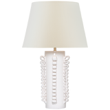 Featuring Amandine 25" Table Lamp Glossy White Crackle by Visual Comfort at Amethyst Home. Indulge in the luxurious glow of the Amandine 25" Table Lamp. With its glossy white crackle finish, this lamp exudes elegance and sophistication. Perfect for adding a touch of refinement to any room, its soft light will create a warm and inviting atmosphere. Elevate your space with this exq. Amethyst Home provides interior design, new construction, custom furniture, and area rugs in the Des Moines metro area