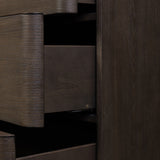 Amiro 6 Drawer Dresser - Tumble Brown Ash Veneer | shipping 09/25/2026