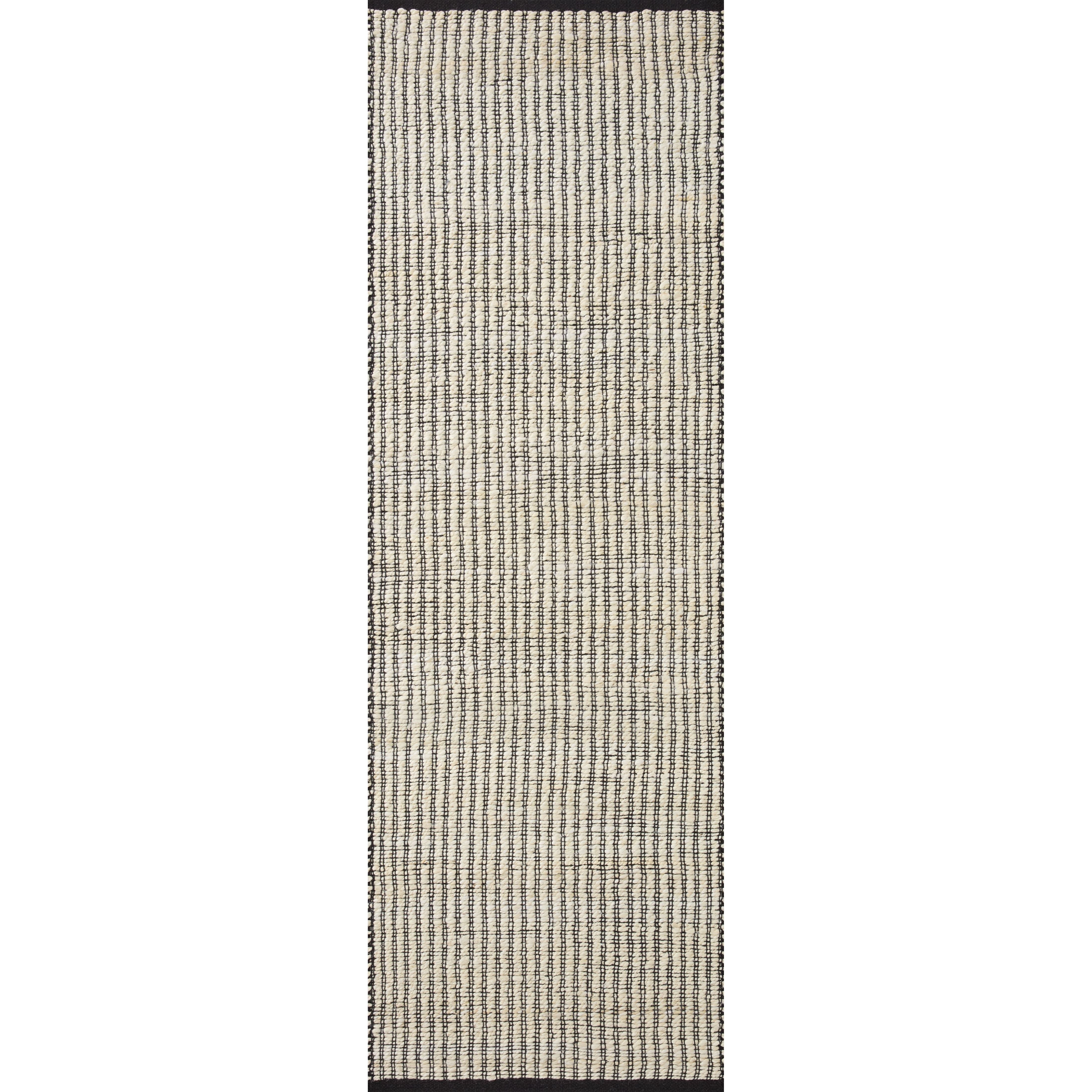The Angela Rose x Loloi Colton CON-02 Ivory / Black rug is a new take on the staple jute rug, blended with cotton for added softness. In a range of linear designs in modern earth tones, Colton can add visual interest to a room or serve as a gently textured neutral. Amethyst favorite! Amethyst Home provides interior design services, furniture, rugs, and lighting in the Salt Lake City metro area.